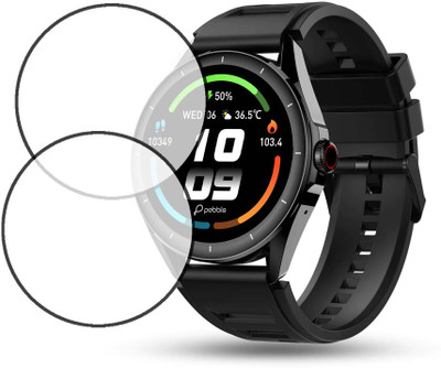 MOKPLZ Screen Guard for PEBBLE COSMOS VALOR SMARTWATCH(Pack of 2)