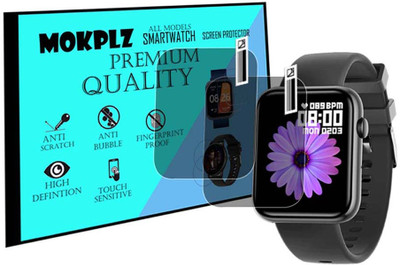 MOKPLZ Screen Guard for FIRE BOLTT SATURN SMARTWATCH(Pack of 2)