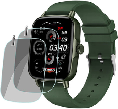 XAZE Screen Guard for Maxima Max Pro Turbo Smartwatch(Pack of 2)