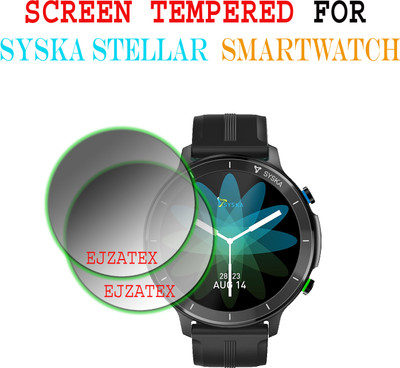 ejzatex Screen Guard for SYSKA STELLAR SMARTWATCH(Pack of 2)
