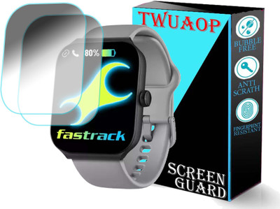 TWUAOP Screen Guard for FASTRACK REVOLTT FS1 MAX SMARTWATCH(Pack of 2)