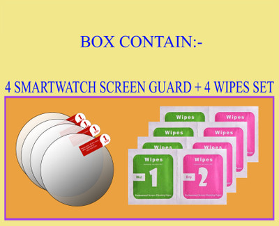 daffin Edge To Edge Tempered Glass for Haylou Watch R8(Pack of 4)