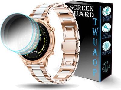 TWUAOP Screen Guard for PEBBLE CELIA SMARTWATCH(Pack of 3)