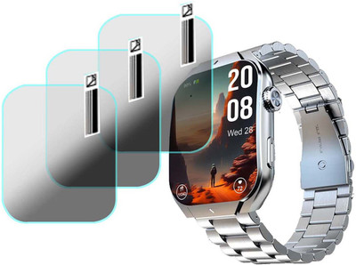 MOKPLZ Screen Guard for BEATXP UNBOUND CURV SMARTWATCH(Pack of 3)