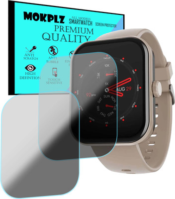 MOKPLZ Screen Guard for BOAT ULTIMA CONNECT MAX SMARTWATCH(Pack of 2)