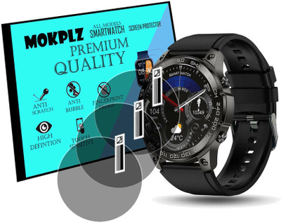 MOKPLZ Screen Guard for PEBBLE COSMOS ENDURE SMARTWATCH(Pack of 3)