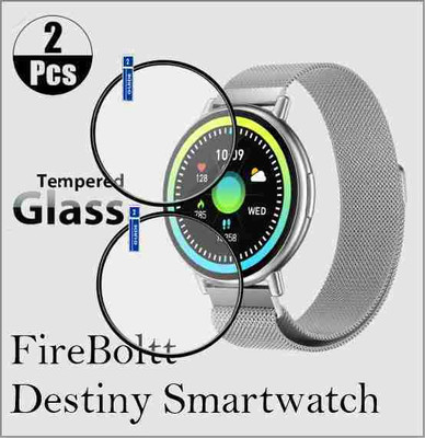 Olonga Screen Guard for FIRE BOLTT DESTINY SMARTWATCH(Pack of 2)