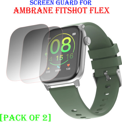 EJZATI Screen Guard for AMBRANE FITSHOT FLEX SMARTWATCH(Pack of 2)