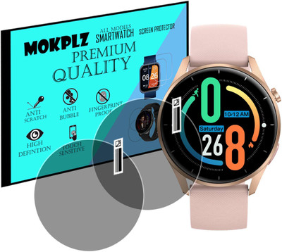 MOKPLZ Screen Guard for NOISE NOISEFIT CREW SMARTWATCH(Pack of 2)