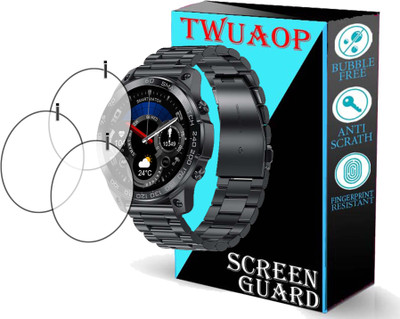 TWUAOP Screen Guard for FIRE BOLTT DAGGER LUXE SMARTWATCH(Pack of 3)
