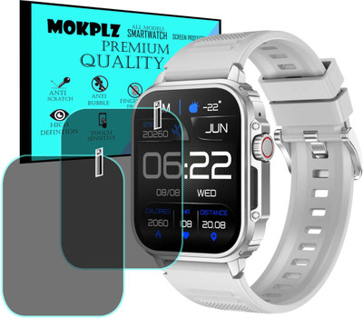 MOKPLZ Screen Guard for ALT HUNK SMARTWATCH(Pack of 2)
