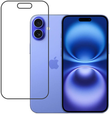 DVTECH Screen Guard for Apple iPhone 16 9H Crystal Clear View(Pack of 1)