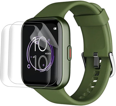 CUBES Screen Guard for BoAt Wave Connect Bluetooth Calling Smart watch | 1.69 Inches | Soft and Flexible | Touch Sensitive | Unbreakable | Ultra Thin| Edge To Edge TPU Film ( Not Tempered Glass )(Pack of 2)