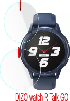 aryax Tempered Glass Guard for DIZO WATCH R Talk G0(Pack of 2)