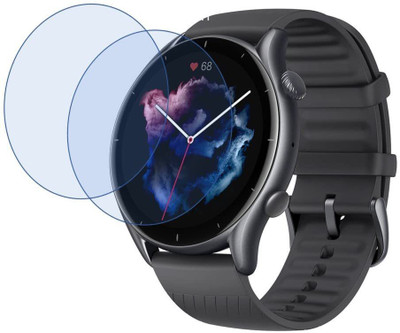 CUBES Screen Guard for Amazfit GTR 3 | 1.39 Inch | Soft and Flexible | Touch Sensitive | Unbreakable | Ultra Thin| Edge To Edge TPU Film ( Not a Tempered Glass )(Pack of 2)