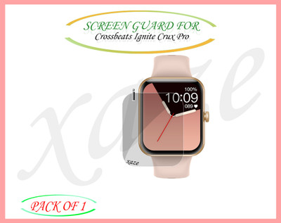 XAZE Screen Guard for Crossbeats Ignite Crux Pro Smartwatch(Pack of 1)