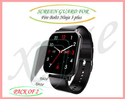 XAZE Screen Guard for Fire-Boltt Ninja 3 Plus Smartwatch(Pack of 2)