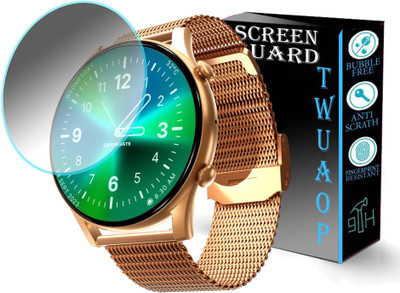 TWUAOP Screen Guard for CROSSBEATS APEX REGAL SMARTWATCH(Pack of 1)