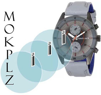 MOKPLZ Screen Guard for FASTRACK ANALOG BLACK MEN WATCH 3229SPO2(Pack of 3)