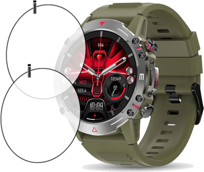 TWUAOP Screen Guard for PEBBLE COSMOS QUEST SMARTWATCH(Pack of 2)