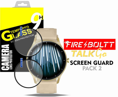 S9HUB Screen Guard for FIRE BOLTT TALK GO(Pack of 2)