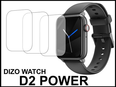 TWUAOP Screen Guard for DIZO WATCH D2 POWER(Pack of 3)