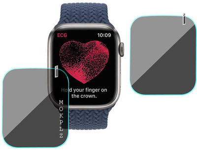 MOKPLZ Screen Guard for APPLE WATCH SERIES 8(Pack of 2)