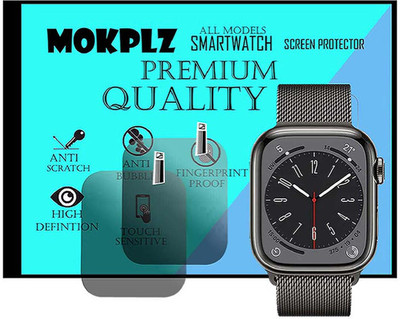 MOKPLZ Screen Guard for APPLE WATCH SERIES 9 SMARTWATCH(Pack of 2)