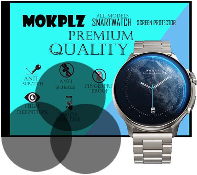 MOKPLZ Screen Guard for BOULT CROWN R PRO SMARTWATCH(Pack of 3)