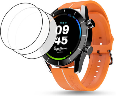 TWUAOP Screen Guard for PEBBLE X PEPE SMARTWATCH(Pack of 3)