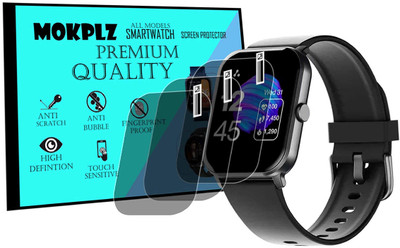MOKPLZ Screen Guard for AMBRANE WISE EON MAX SMARTWATCH(Pack of 3)