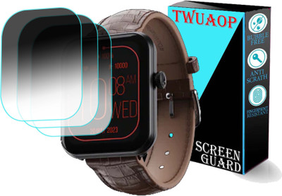 TWUAOP Screen Guard for BOAT STORM PLUS SMARTWATCH(Pack of 3)