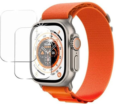 Aaruteck Screen Guard for Apple Watch Ultra 49mm Smart Watch Screen Guard(Pack of 2)