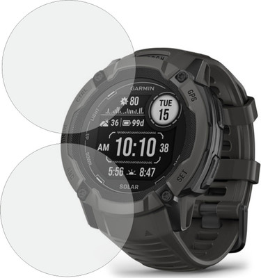 MOBART Edge To Edge Screen Guard for Garmin Instinct 2X Solar Tactical Edition(Pack of 2)