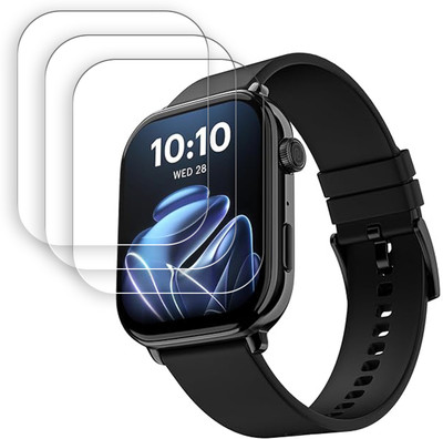 ARBAN Screen Guard for Noise Pulse 4 Max 1.96 inch Smartwatch Screen Protector | Anti-Scratch | Edge to Edge Full Coverage | 9H Hardness | Screen Guard(Pack of 3)