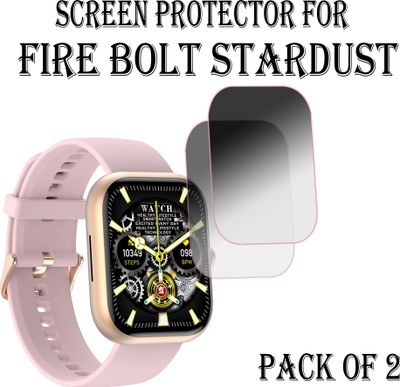 EJZATI Screen Guard for FIRE BOLTT STARDUST SMARTWATCH(Pack of 2)