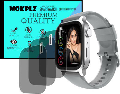 MOKPLZ Screen Guard for FIRE BOLTT RISE SMARTWATCH(Pack of 3)