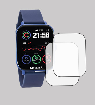 ejzatex Screen Guard for FASTRACK REFLEX VOX 2 SMARTWATCH, SCREEN GUARD(Pack of 2)