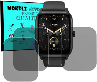 MOKPLZ Screen Guard for FASTRACK REFLEX NITRO SMARTWATCH(Pack of 3)