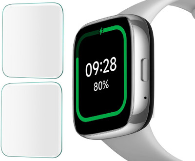 CUBES Screen Guard for Redmi Watch 3 Active 1.83 Inches Smart Watch | Soft and Flexible | Touch Sensitive | Unbreakable | Ultra Thin| Edge To Edge TPU Film ( Not Tempered Glass )(Pack of 2)