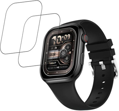 CUBES Screen Guard for Fire-Boltt Brillia 51.3mm (2.02 inch) Largest AMOLED Display Smartwatch, Highly Touch Sensitive | Unbreakable | Ultra Thin Edge To Edge TPU Film (Not Tempered Glass)(Pack of 2)