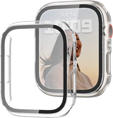 LNKART Screen Guard for Case with Tempered Glass Screen Protector for Apple Watch Series 9/8/7 45mm, Slim Guard Bumper Full Hard PC Protective Cover HD Ultra-Thin Cover for iWatch 9 8 7 45mm Accessories(Pack of 1) LNKART Screen Guard for Case with Tempered Glass Screen Protector for Apple Watch Series 9/8/7 45mm, Slim Guard Bumper Full Hard PC Protective Cover HD Ultra-Thin Cover for iWatch 9 8 7 45mm Accessories(Pack of 1)