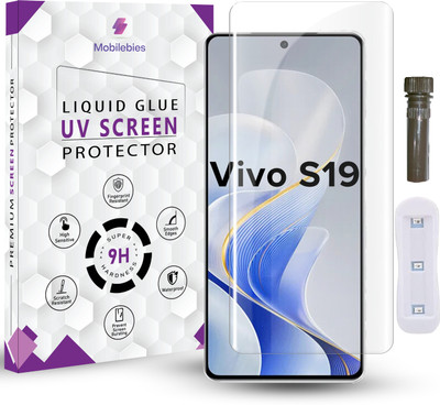 Mobilebies Screen Guard for Vivo S19 Advanced HD+ UV Tempered glass Screen Protector(Pack of 1)