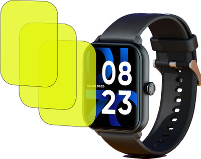 EJZATI Edge To Edge Screen Guard for DIZO WATCH D2 SMARTWATCH SCREEN GUARD(Pack of 3)