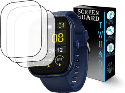 TWUAOP Screen Guard for BOAT WAVE SIGMA SMARTWATCH(Pack of 3)