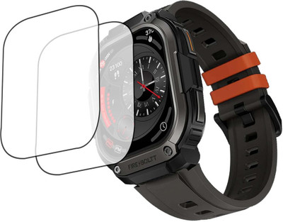 FINCH Screen Guard for Fireboltt Clickk Smartwatch (4GB), Fireboltt Clickk Smartwatch, Fireboltt Clickk, Fireboltt Click watch(Pack of 2)