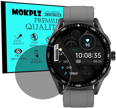 MOKPLZ Screen Guard for FIRE BOLTT INVINCIBLE PLUS SMARTWATCH(Pack of 1)