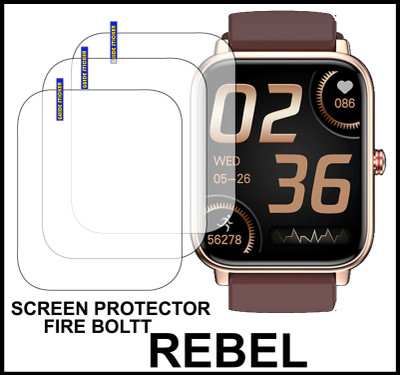TWUAOP Screen Guard for FIRE BOLTT REBEL(Pack of 3)
