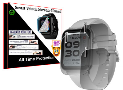 EZGER Screen Guard for Fire-Boltt Ninja Fit Smartwatch(Pack of 3)