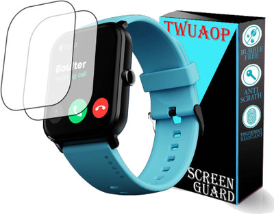 TWUAOP Screen Guard for BOULT DIVE PLUS SMARTWATCH(Pack of 2)